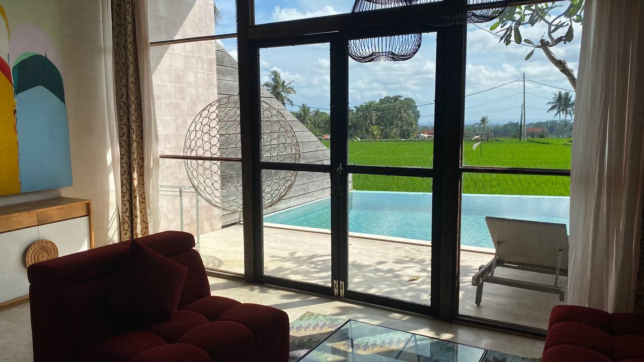 Apartments studio with stunning view and infinity pool Ubud