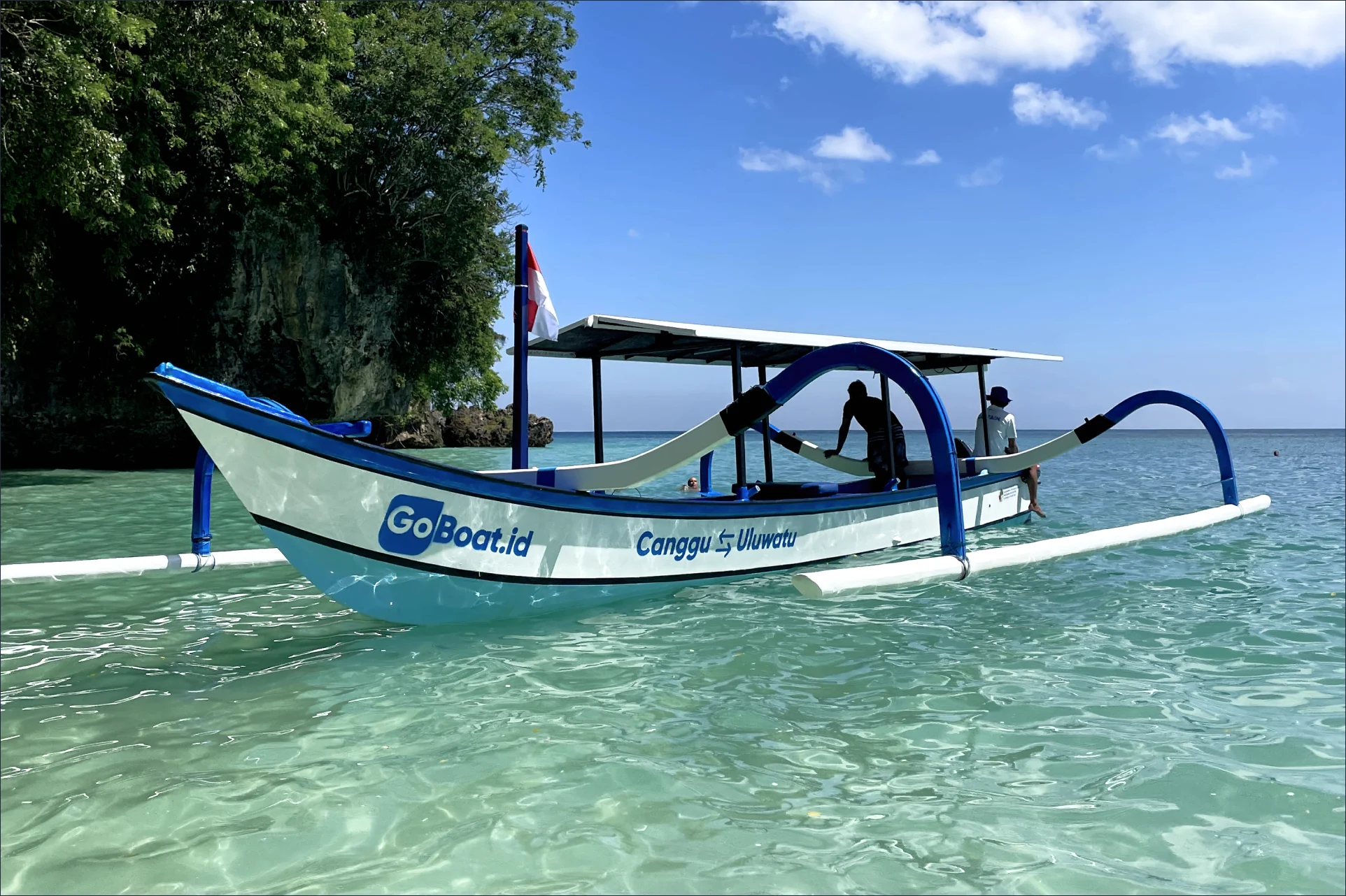 From Uluwatu to Canggu in 40 minutes. GoBoat service started working on Bali