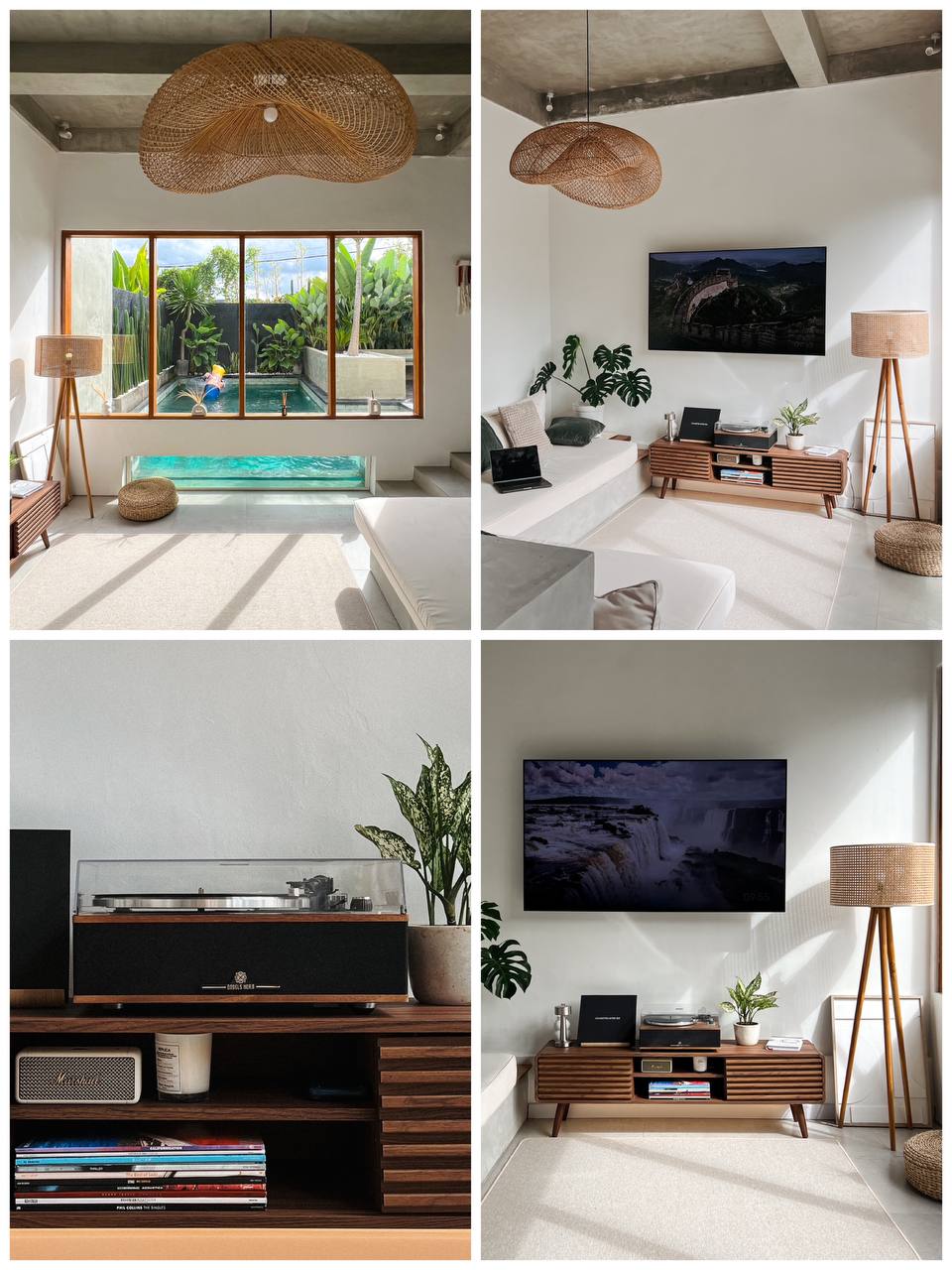 Villa modern villa with a view of rice fields in berawa Canggu