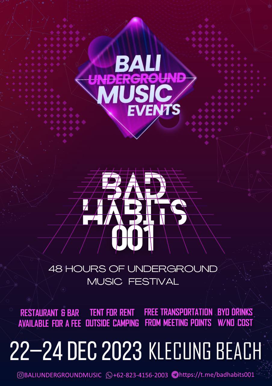 Party Bad Habits Rave Festival 3022