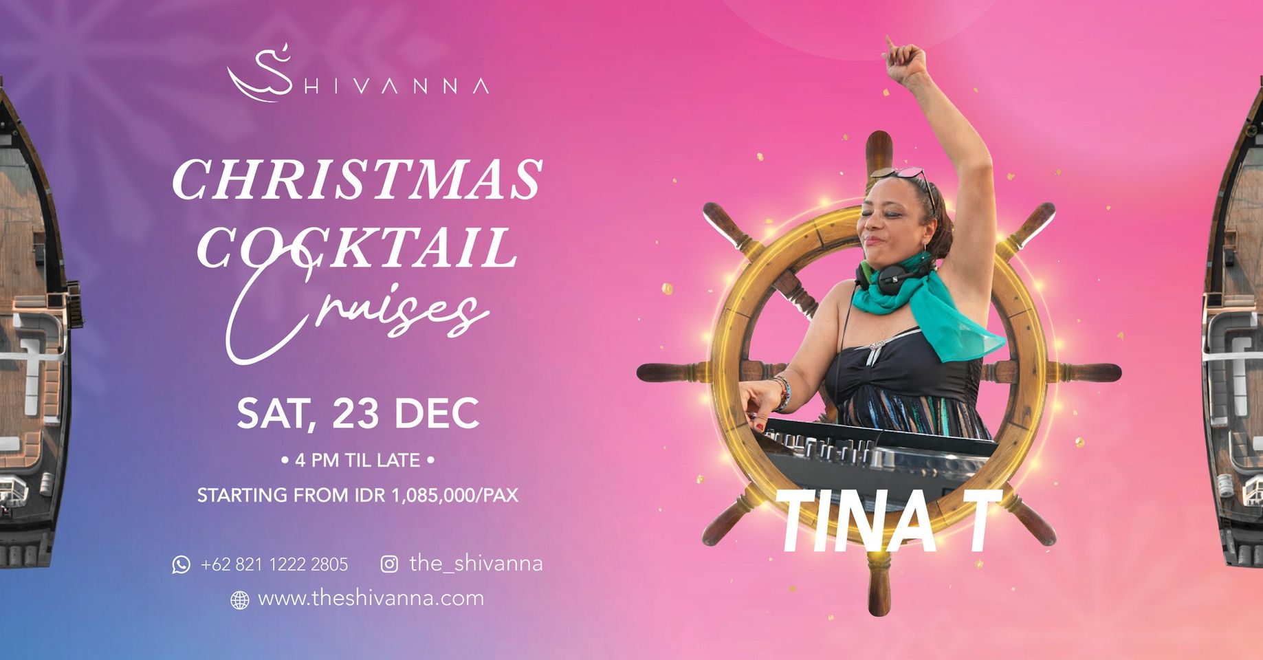 Drink CHRISTMAS COCKTAIL CRUISE BY SHIVANNA: TINA T 2725