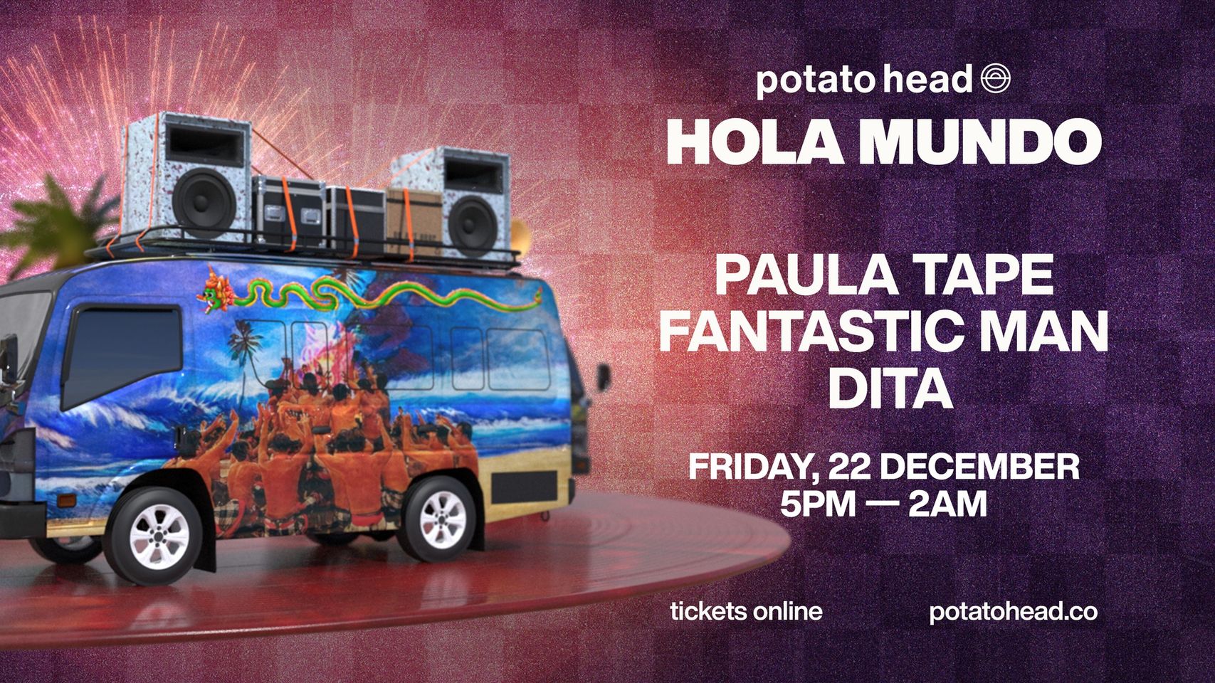 Food Hola Mundo with Paula Tape/ Fantastic Man/ Dita 172