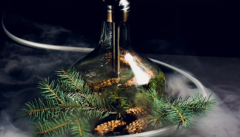 Feel the New Year's atmosphere with pine mixes from Hookah Xpress!