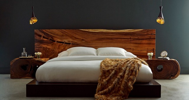 Custom-made exotic wood furniture