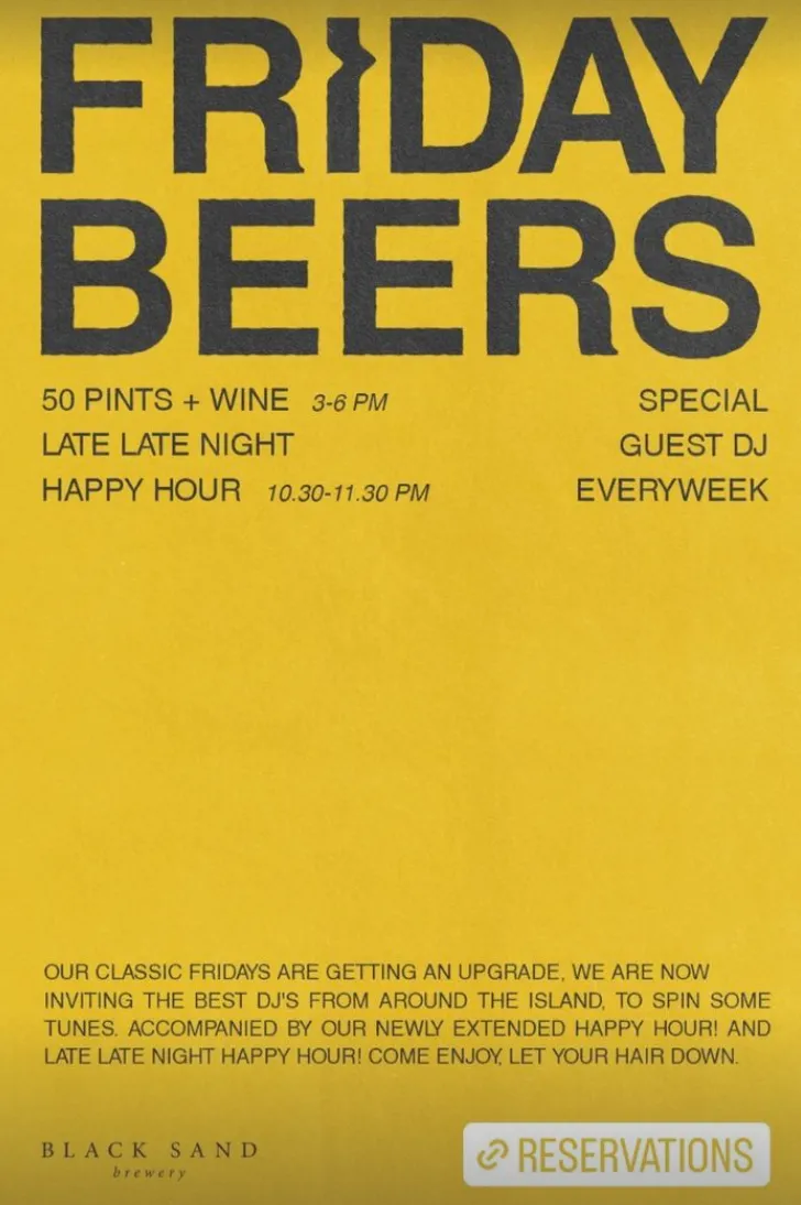 Drink Friday Beers at Black Sand Brewery 6612