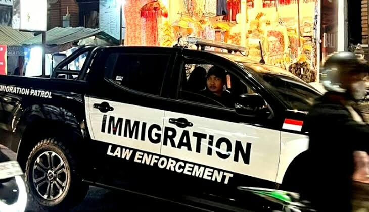 The First Immigration Patrol Was Spotted in Legian