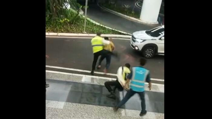 Bali Airport Fight: Taxi Drivers and Security Guards Brawl