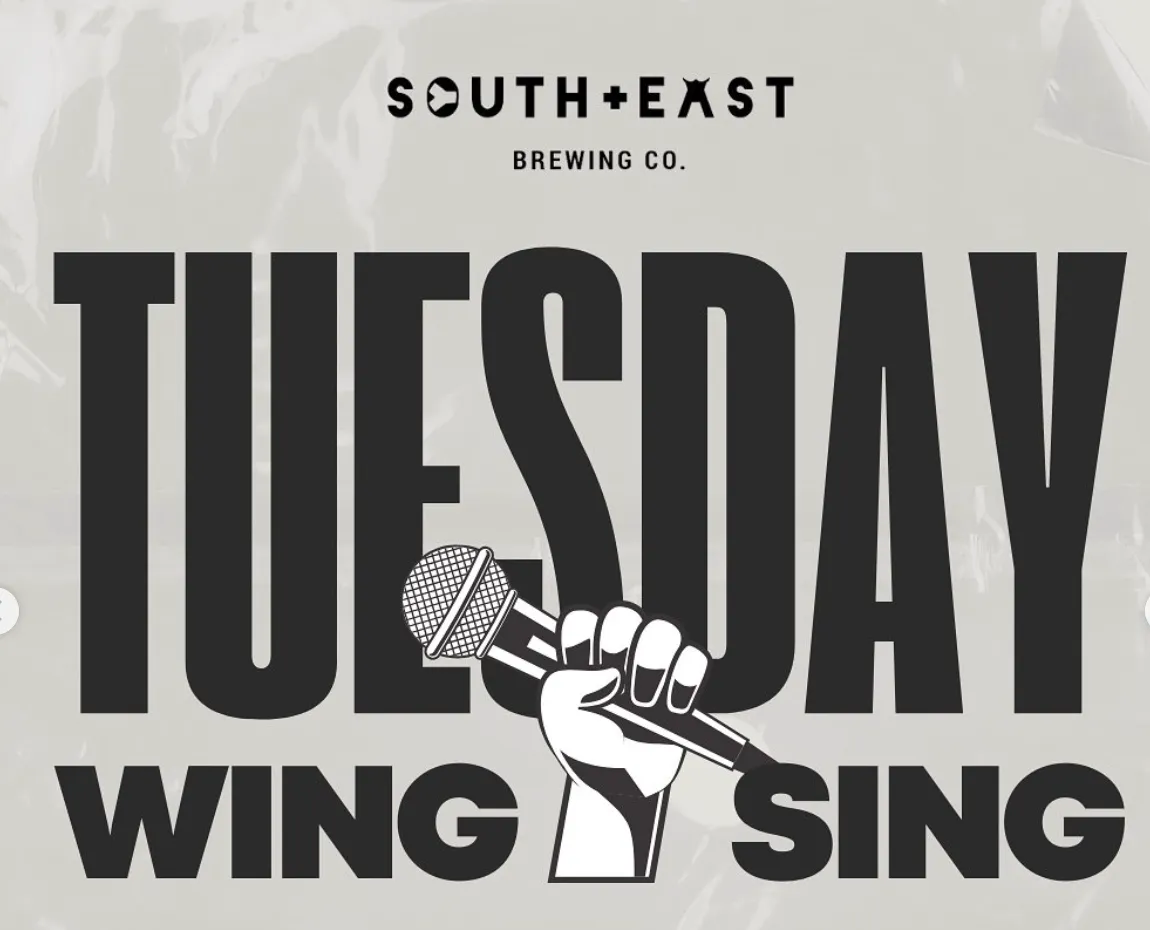 Drink Wing & Sing at South + East Brewing 11520