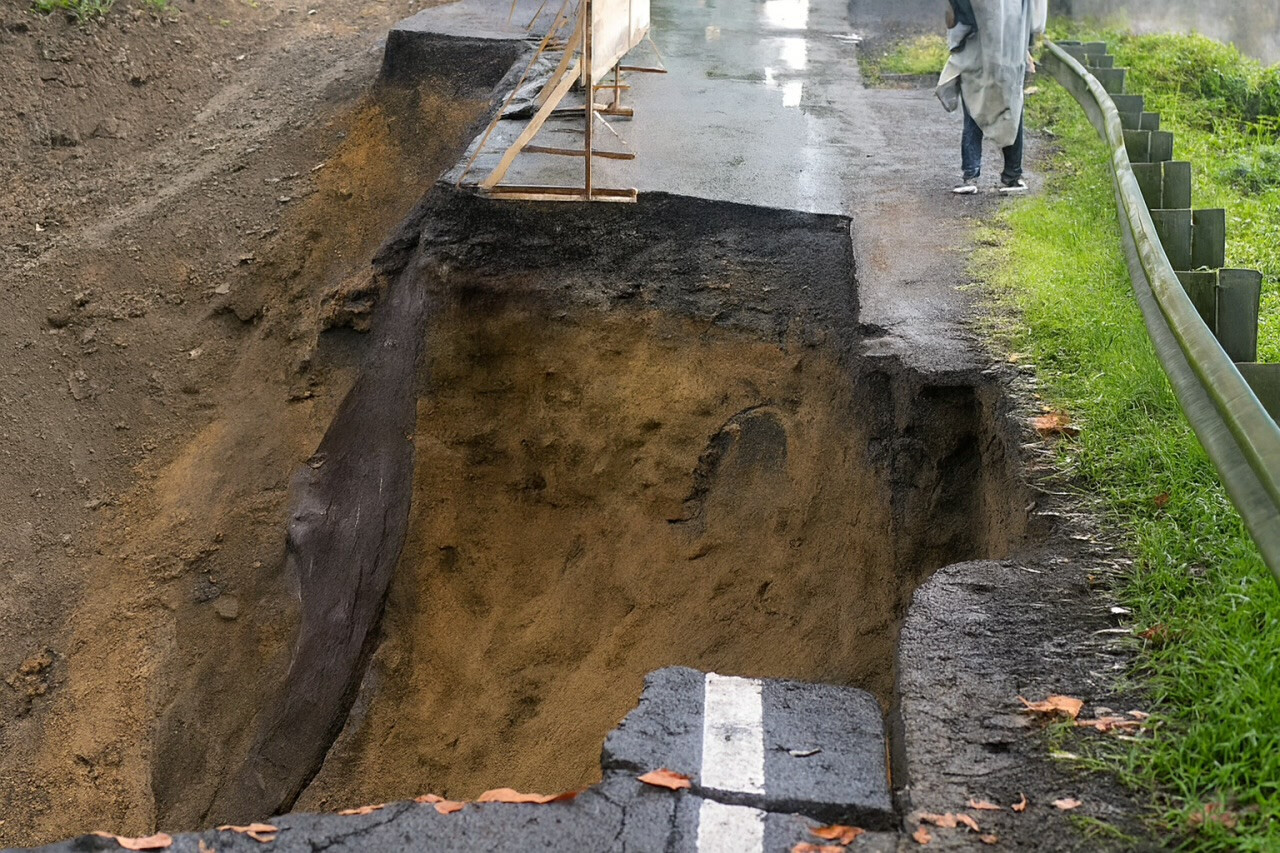 Road Repair Turns to Collapse in Bangli