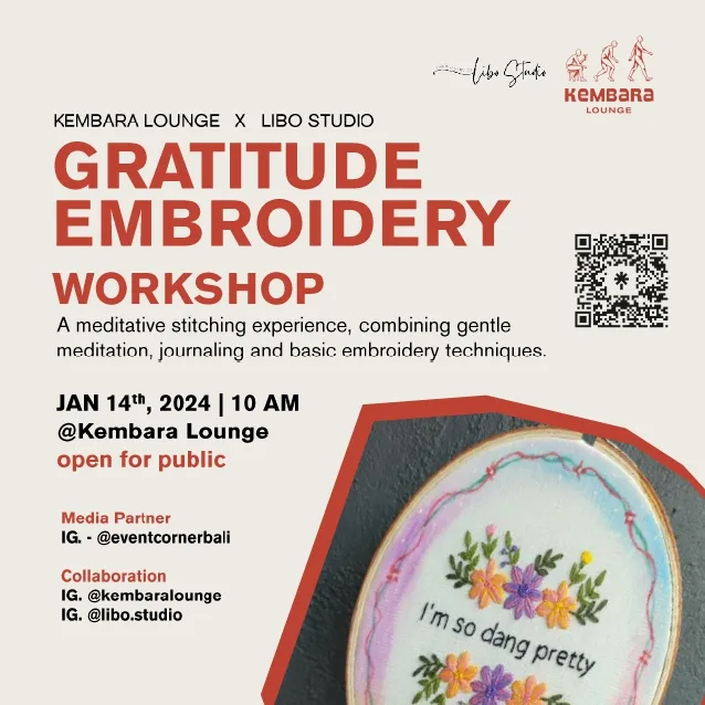 Craft Gratitude Embroidery Workshop 11432