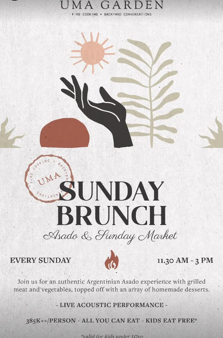 Food Sunday Brunch - Asado & Sunday Market 20261