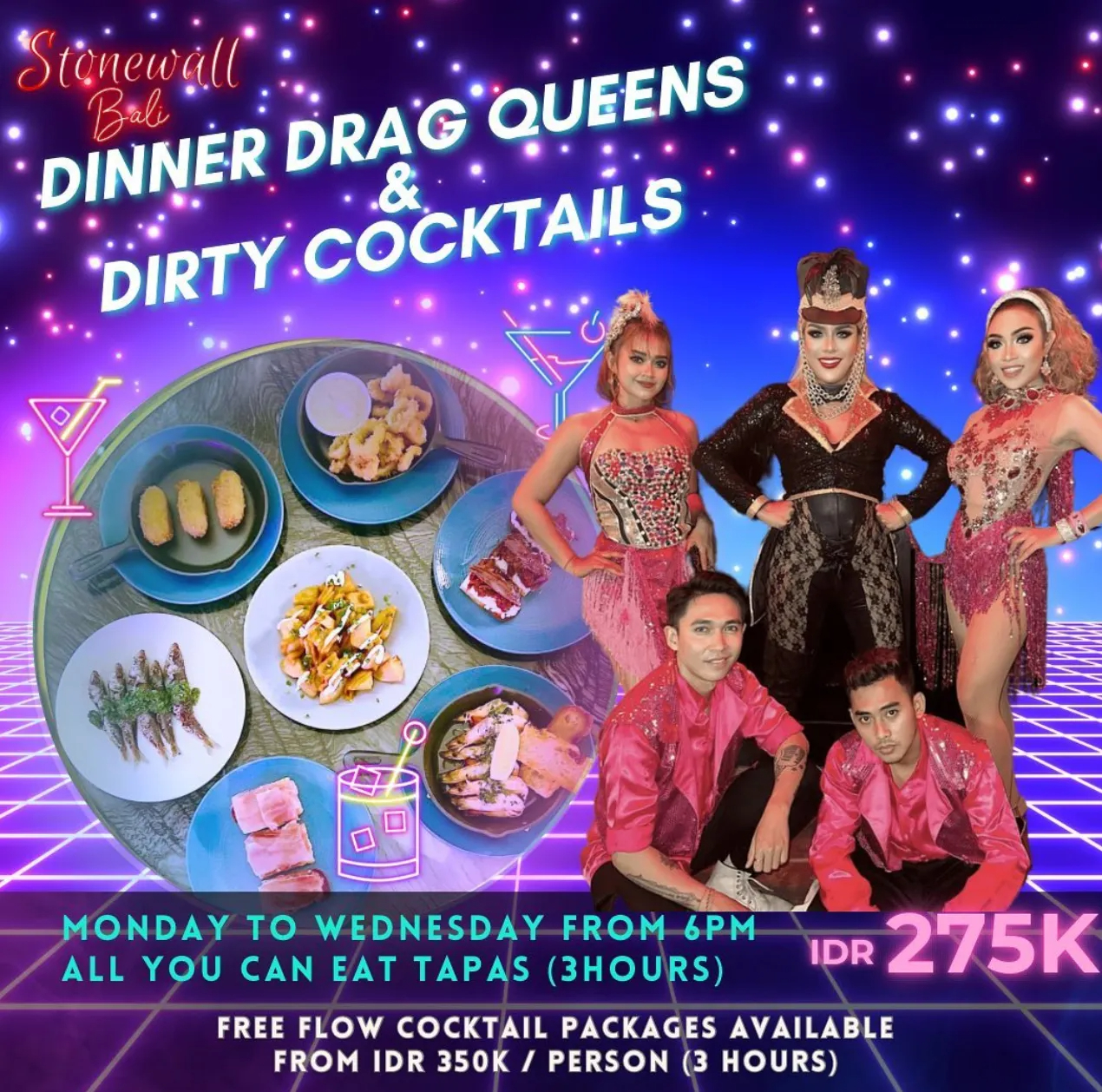 Concert Dinner Drag Queens & Dirty Cocktails 2552