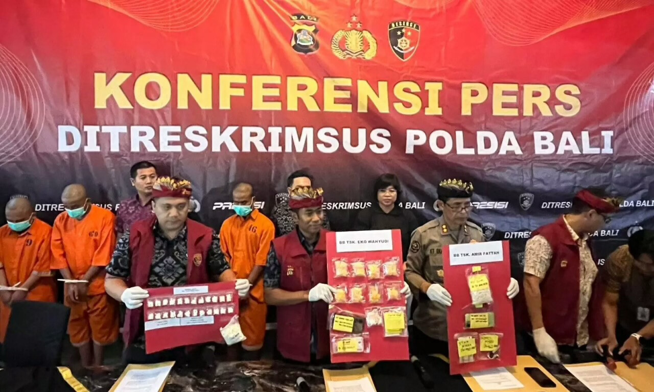 Bali Police Seize Drugs Worth 2 Billion Rupiah