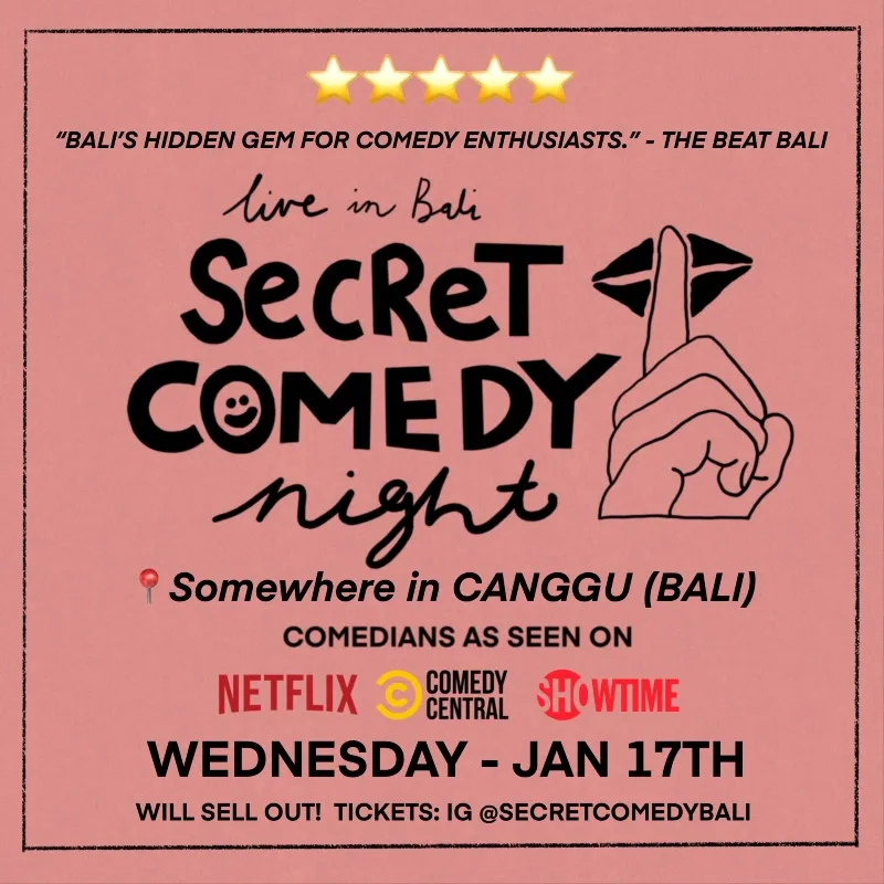 Drink Secret Comedy Night - January Live in Canggu Vol. 2 10862