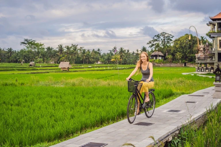 Cycling Across Bali