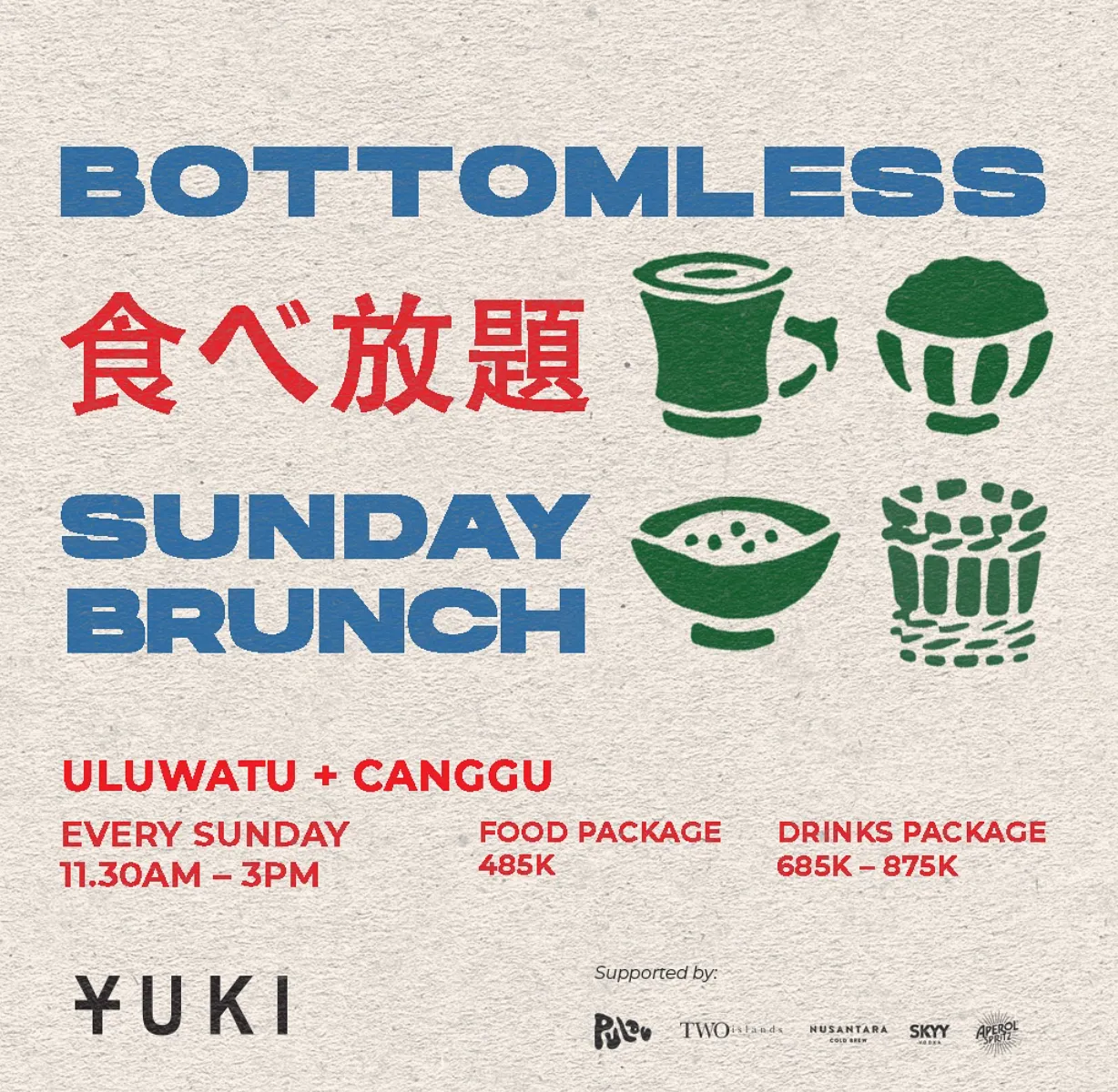 Drink Bottomless Sunday Brunch Uluwatu 157