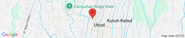 A trail through the rice paddies on Cajeng Street