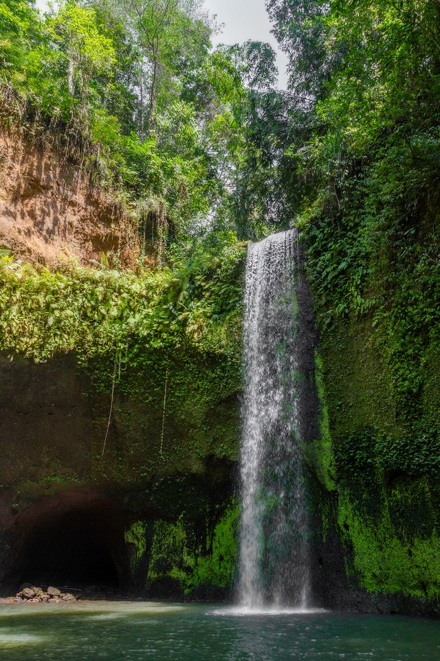 The Tibumana Waterfall is located in the Bangli area on the island of Bali.