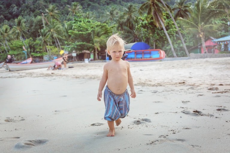 Gili Air is the perfect island for a vacation with a child