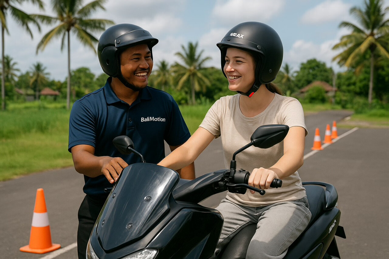 Free Scooter Riding Introduction for BaliMotion.Pro Clients