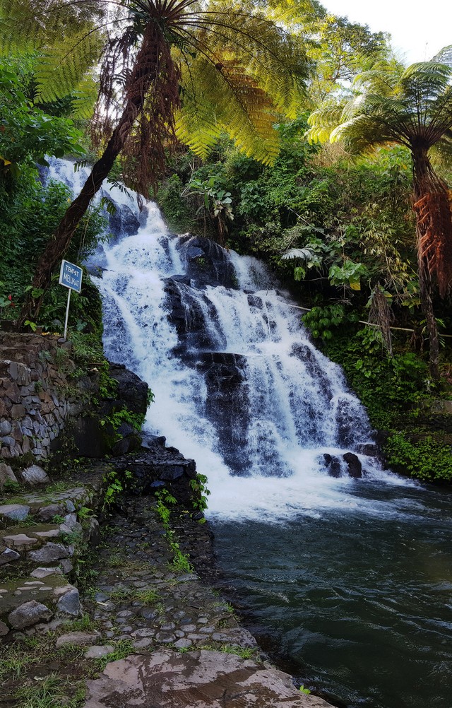 Jembong Waterfall in the Buleleng area of Bali