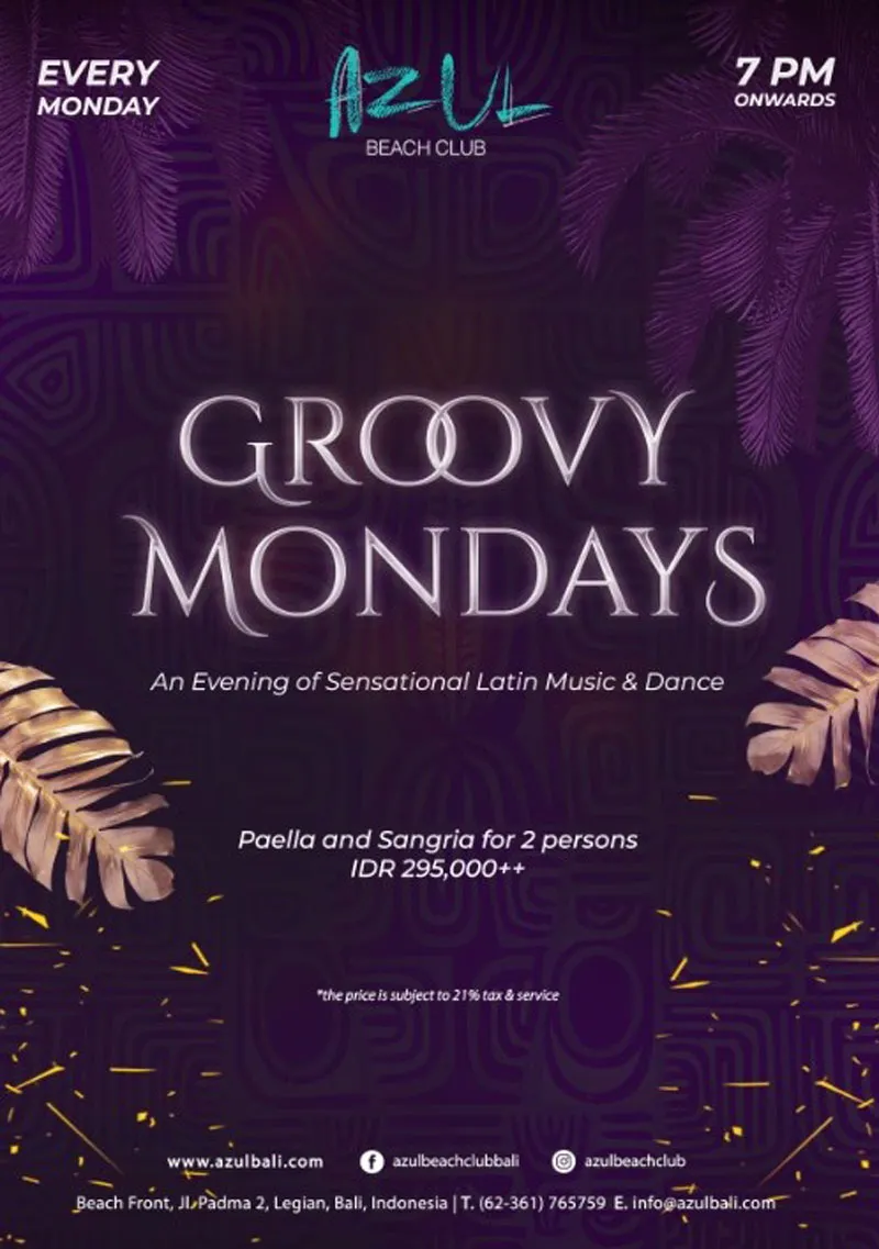 Drink Groovy Mondays 13190