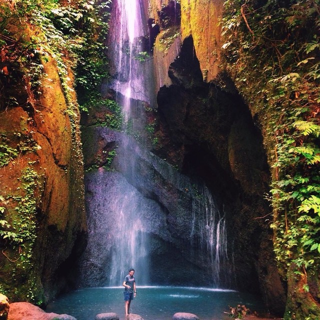 Pengempu Waterfall in the Tabanan area of Bali