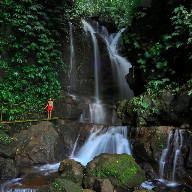Telaga Waja waterfall