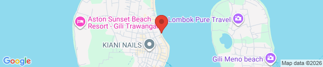 The beach at Gili Trawangan