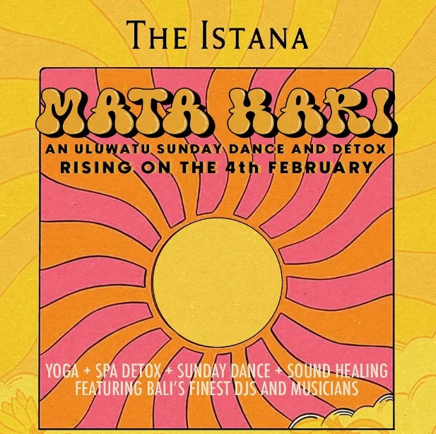 Health Mata Hari - an Uluwatu Sunday Dance & Detox 12142