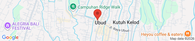 A trail through the rice paddies on Cajeng Street