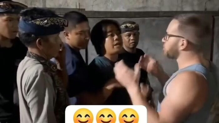 Viral Video: Foreigner Tries to Stop a Balinese Ceremony