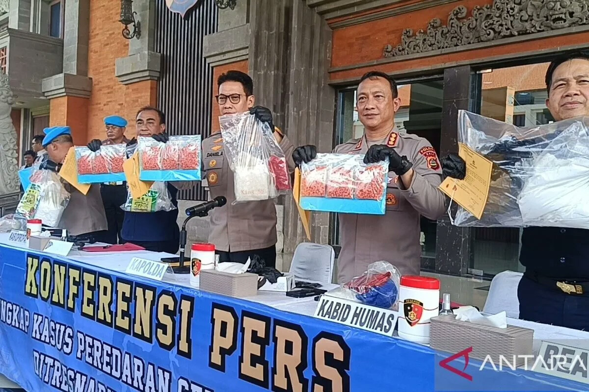 Bali Busts International Drug Ring, Seizes Rp18B in Narcotics
