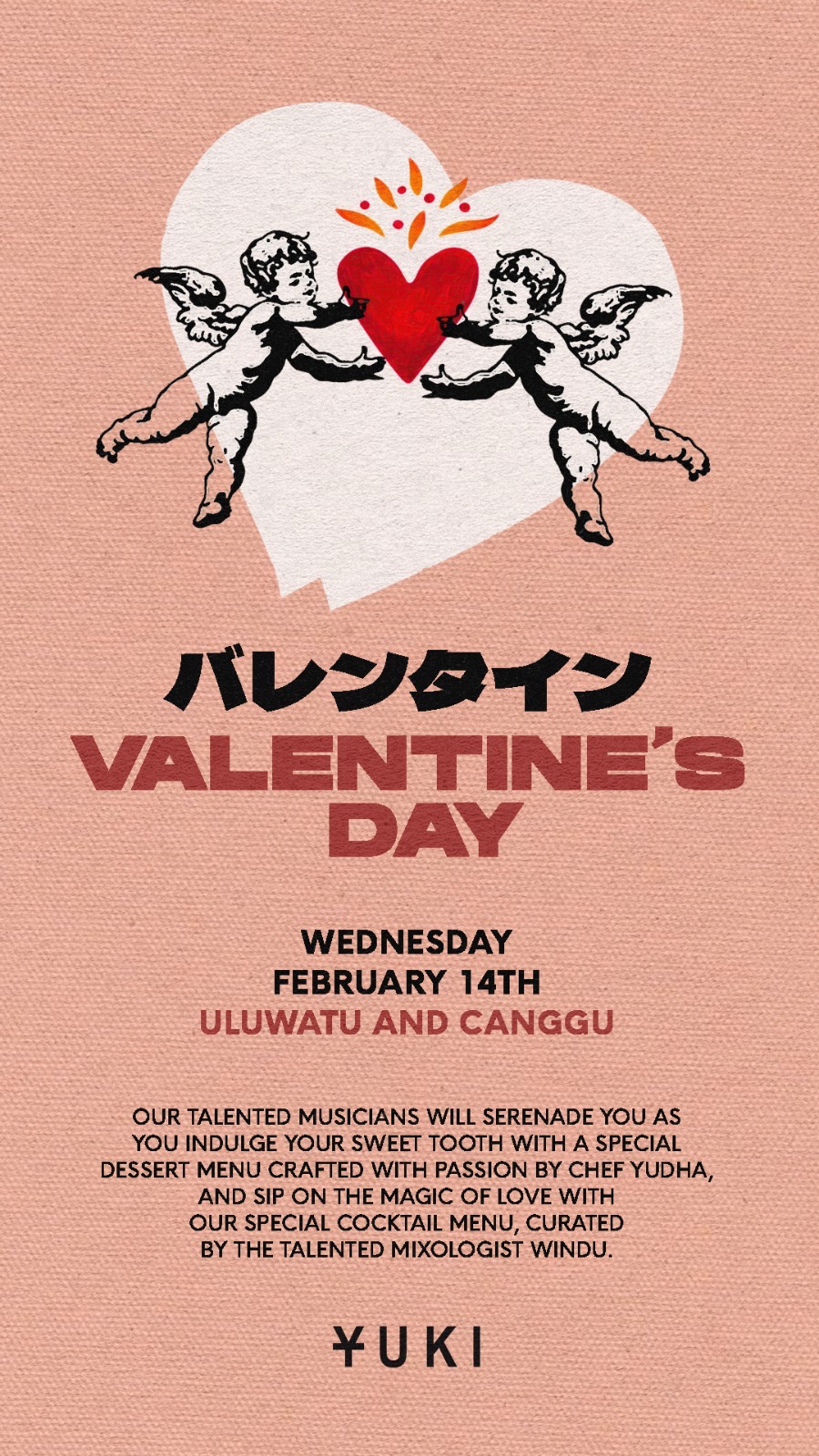 Drink YUKI Canggu Valentine's Day 11926