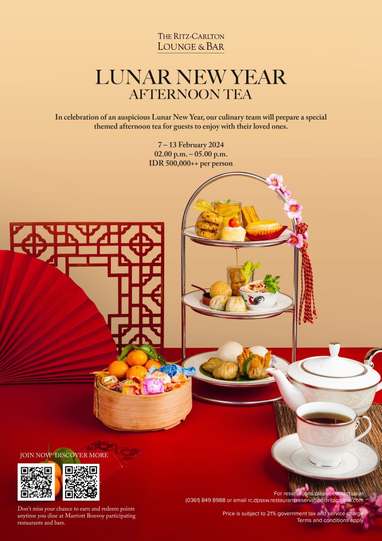 Drink Lunar New Year Afternoon Tea at The Ritz-Carlton, Bali 13155