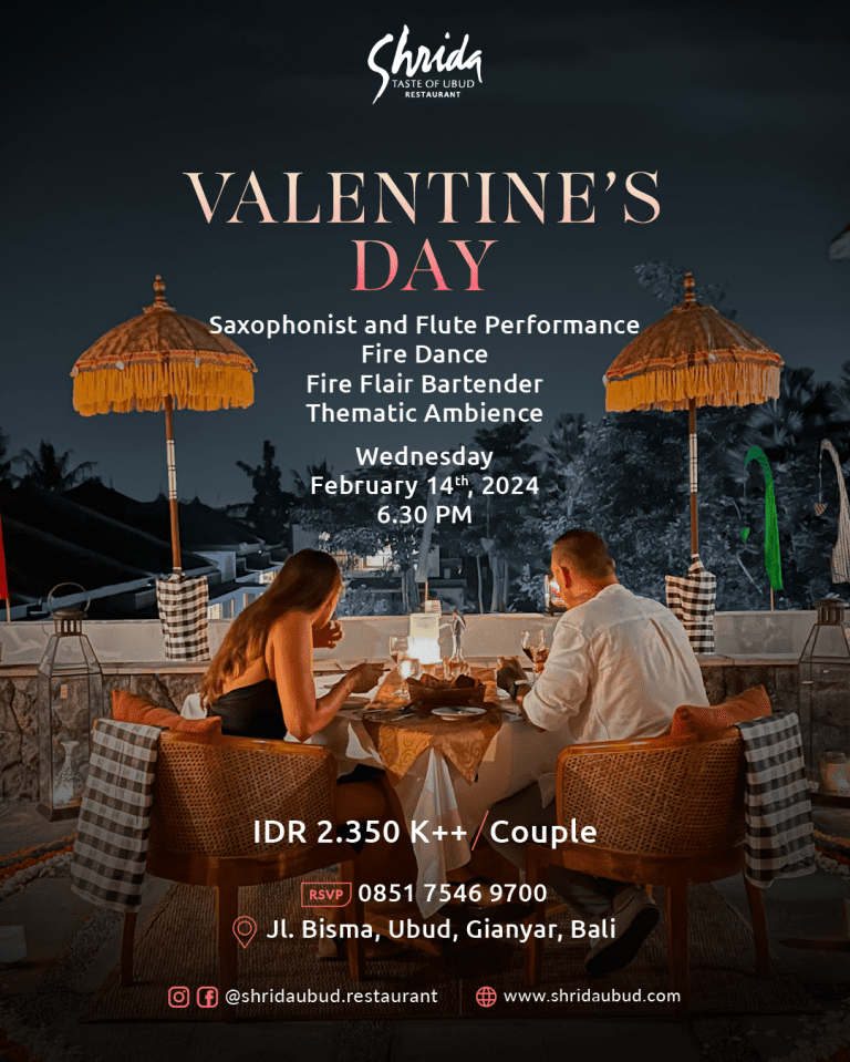 Drink Celebrate Love at Shrida Taste of Ubud Restaurant this Valentine’s Day 18416