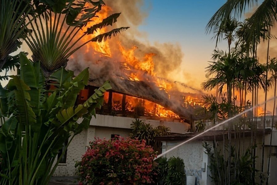 Nusa Dua: Restaurant at Club Med Bali Catches Fire