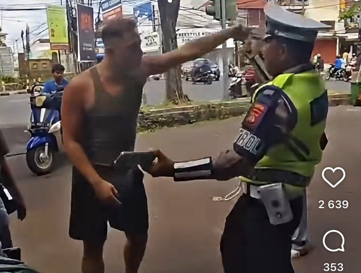 Tourist Without Helmet Faces Possible Deportation