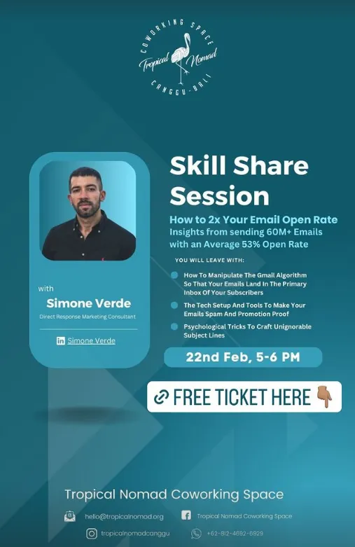 Business Skill Share Session with Simone Verde 13322