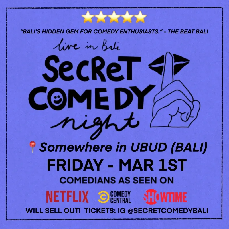 Stand up Secret Comedy Night March Live in Ubud 10806