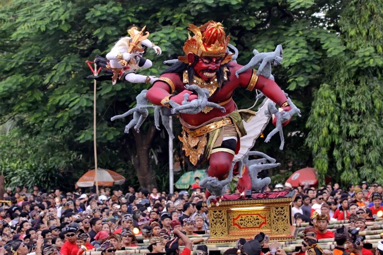 There will be an Ogoh-Ogoh statue show in Denpasar