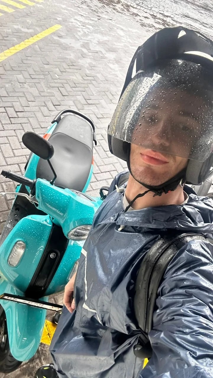 Bike Trip in the Rain