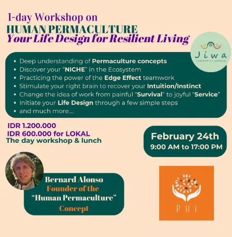 Master class Human Permaculture: 1-Day Workshop 11901