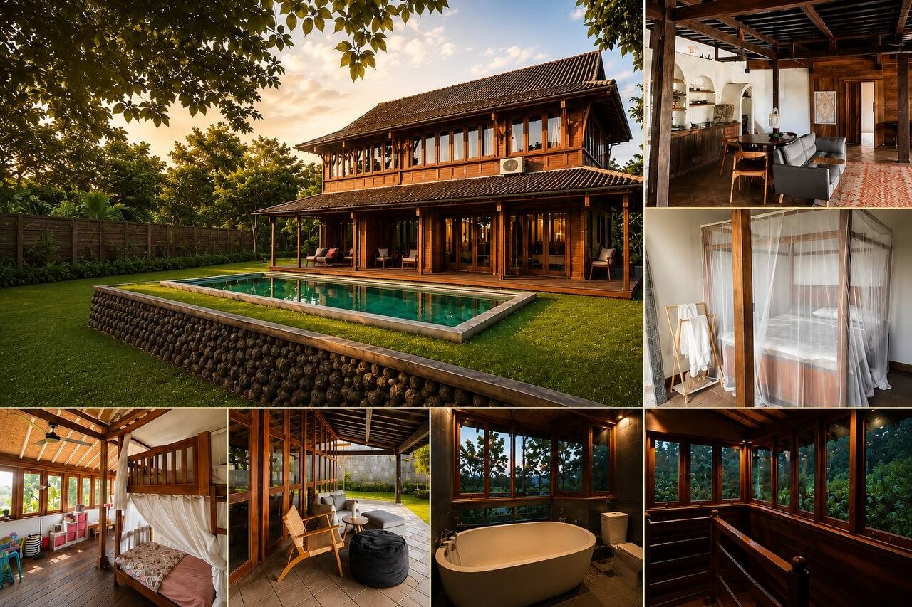 Villa among rice fields and quiet Tabanan 3 bedrooms
