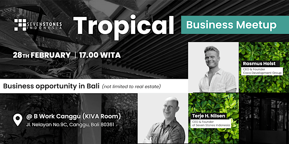 Business Tropical Business Meetup - reserve your spot today! 6451