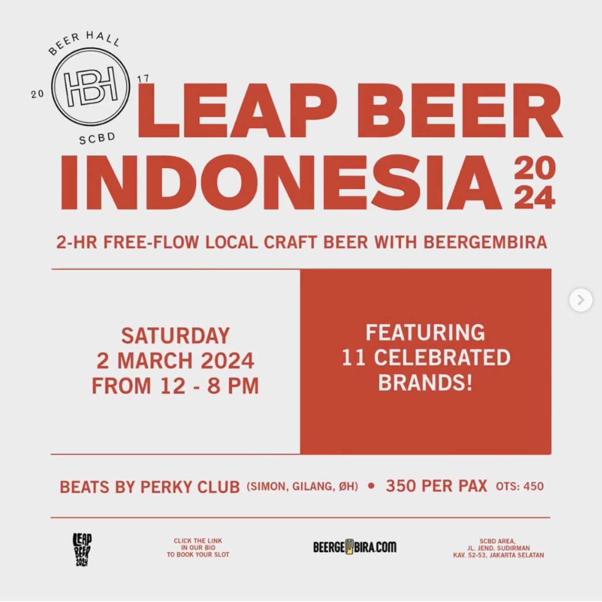 Drink Leap Beer Indonesia 2024 at BREMAN Brewery & Bar 11249