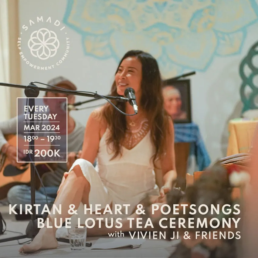 Music Kirtan & Heart & Poetsongs with Blue Lotus Tea Ceremony 7365