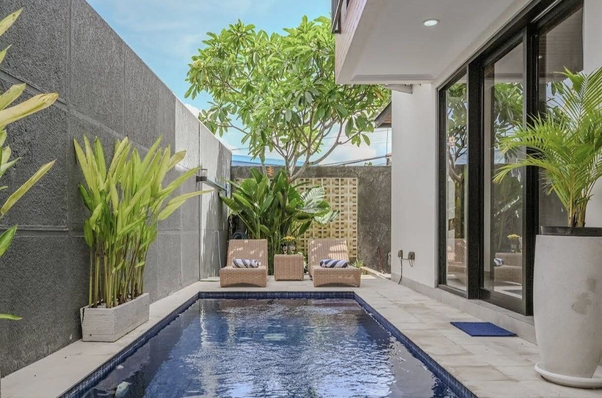 Villa quiet villa with no construction Canggu 3 bedrooms