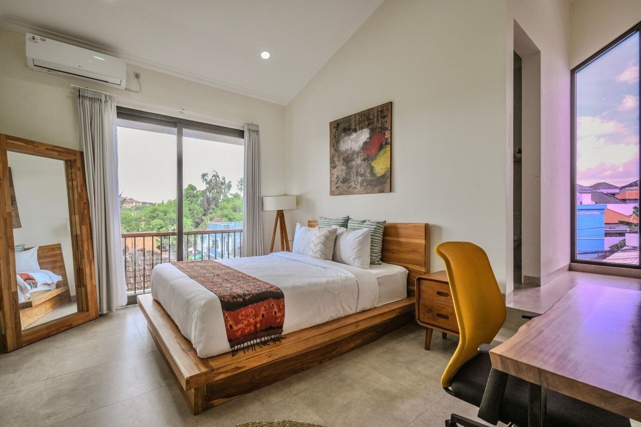 Villa quiet villa with no construction Canggu 3 bedrooms