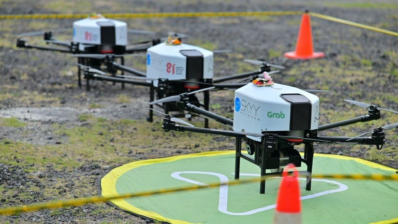 Grab Launches Drone Food Delivery Trials in Bali